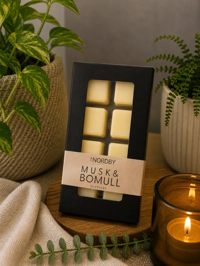 Musk & Bomull -Duftvoks 60g