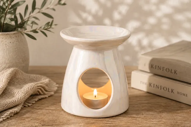 PærleMor Hvit Duftlampe