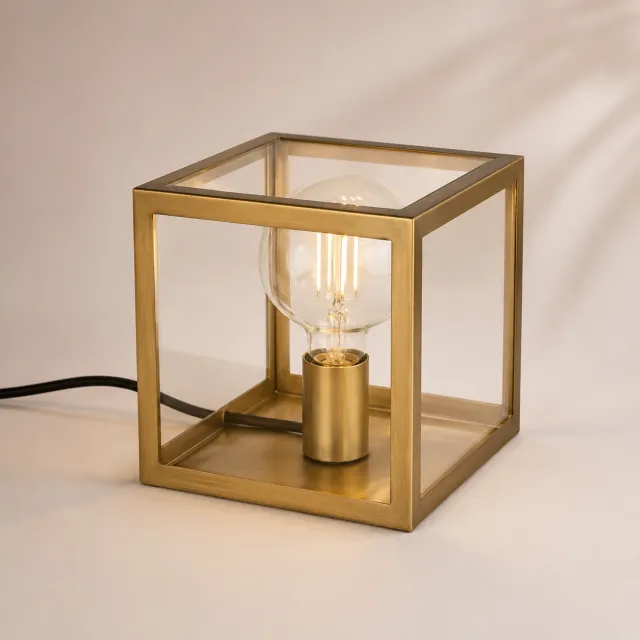 Cube Bordlampe – Gull