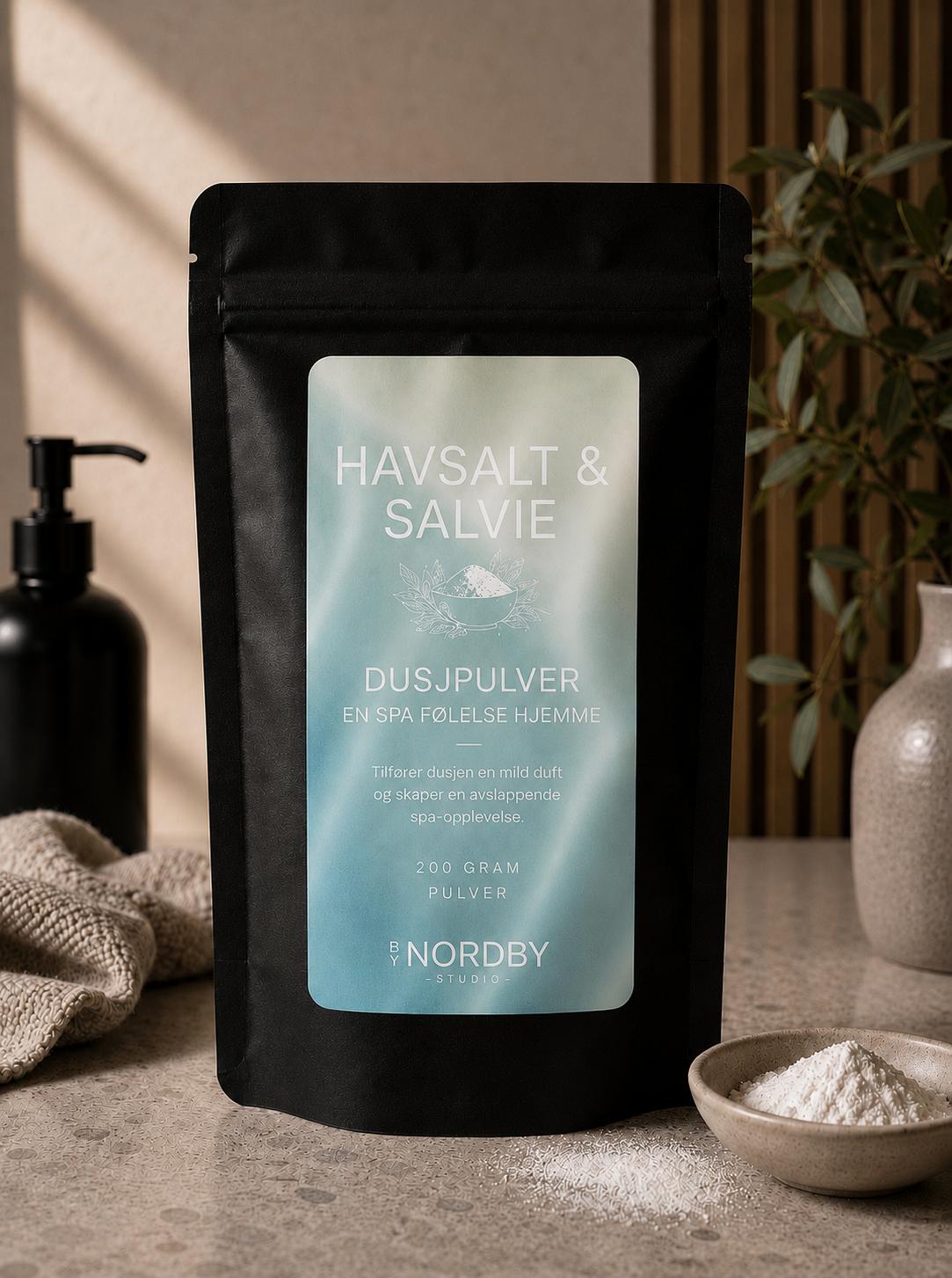 Havsalt & Salvie - Dusj Pulver 200g
