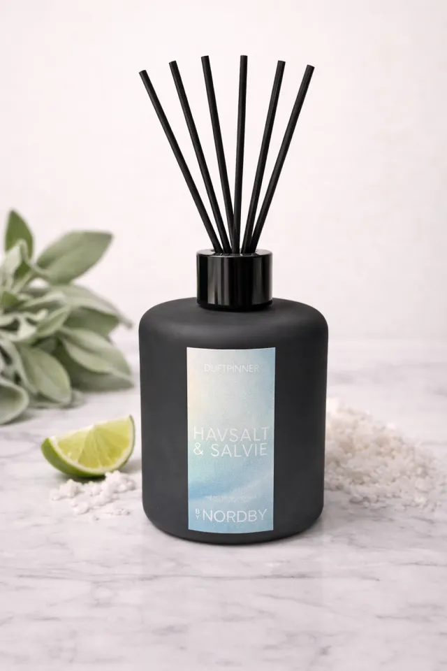 Havsalt & Salvie -Duftpinner 200 ml