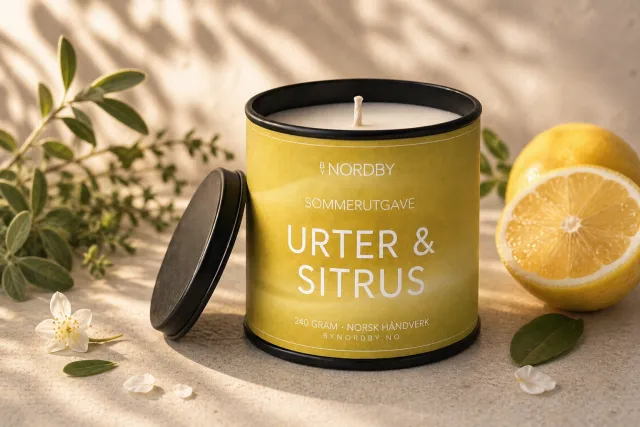 Urter & Sitrus -Duftlys 240g